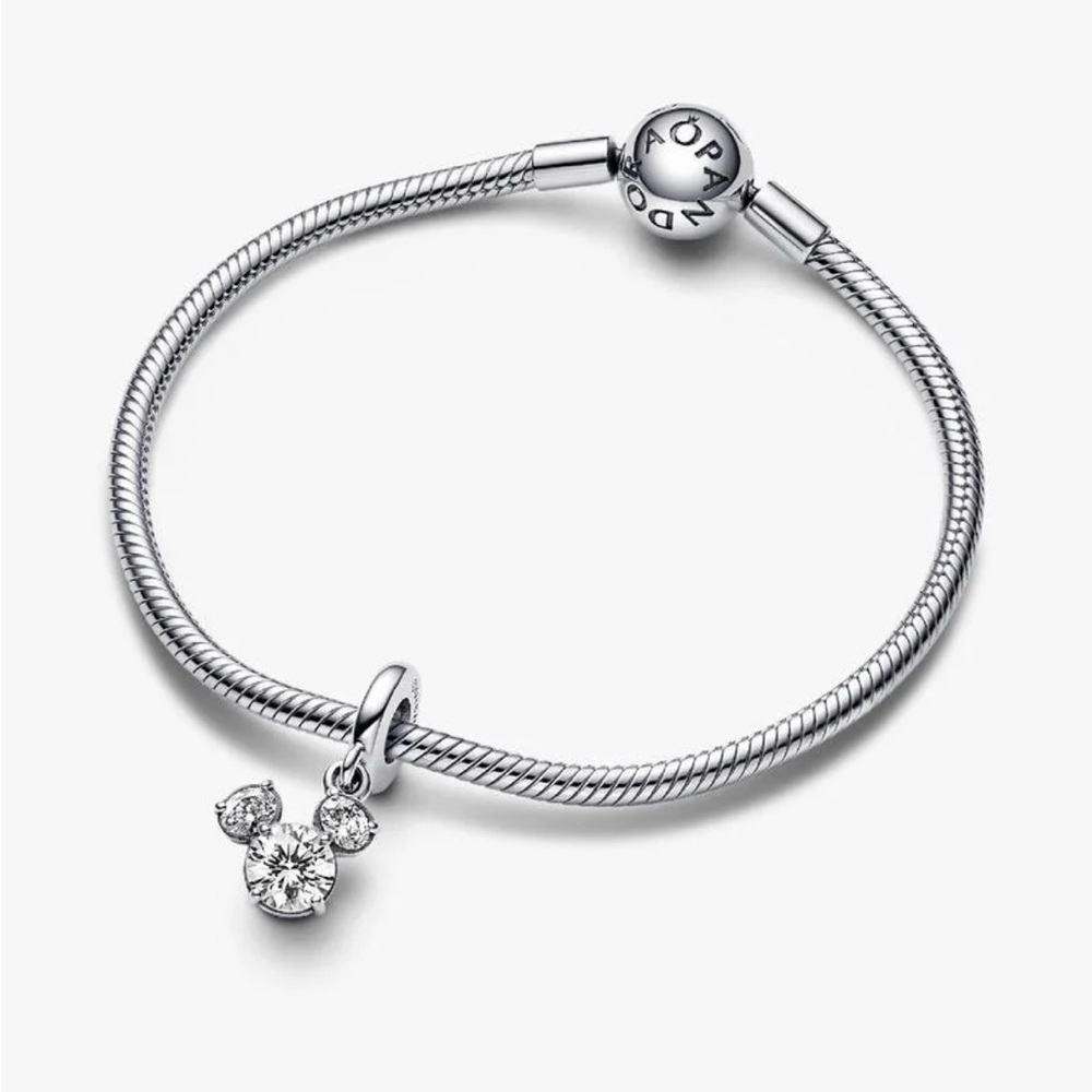 Pandora Silver Charm with Sparkling Stones - Picture 4 of 7